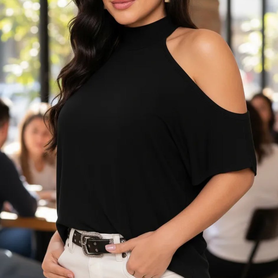 Blusinha Ciganinha Feminina Blogueira Blusa Shocker Barato