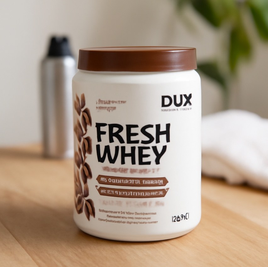 Whey Protein Fresh Whey Dux Nutrition - Pote 450g Sabor Chocolate E Avelã Chocolate/avella...