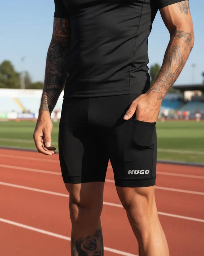 Bermuda De Compressão Masculina Personalizada