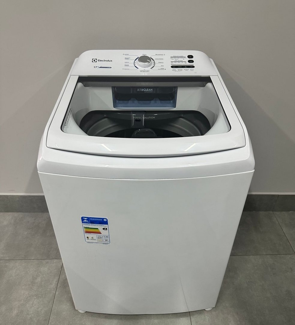 Máquina de Lavar 17kg Electrolux Essential Care com Cesto Inox, Jet&Clean e Ultra Filter (LED17)