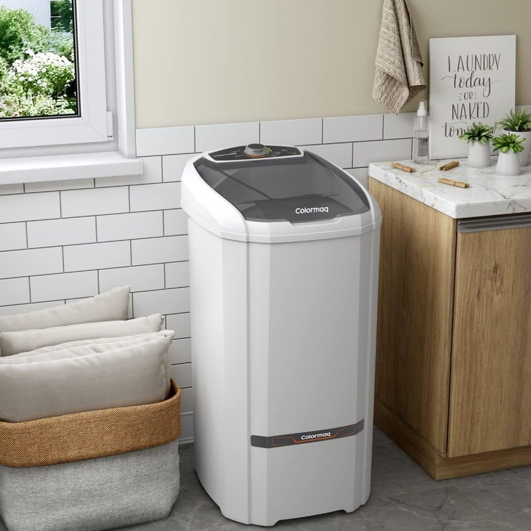 Colormaq Maquina de Lavar Roupa Semi Automatica Tanquinho 10kg LCS10 Branco 220v