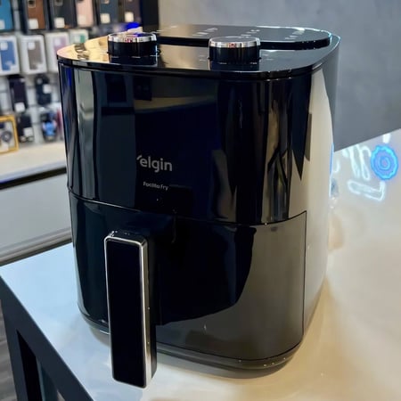 Fritadeira Air Fryer Elgin Facilita Fry 3,5 Litros Potência 1400w Cor Preta