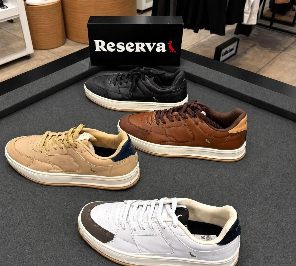 Tênis Reserva Roma Masculino Casual Cano Baixo Elegante