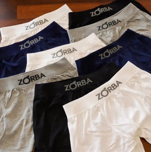 Kit 4 Cueca Boxer Algodão Sem Costura Zorba Adulto Masculina