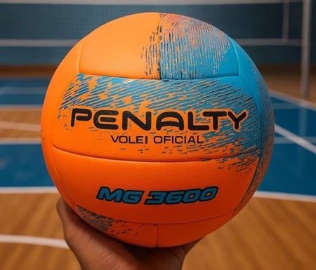 Bola De Vôlei Penalty Mg 3600 Xxi Laranja/azul/preto 5213213630-u