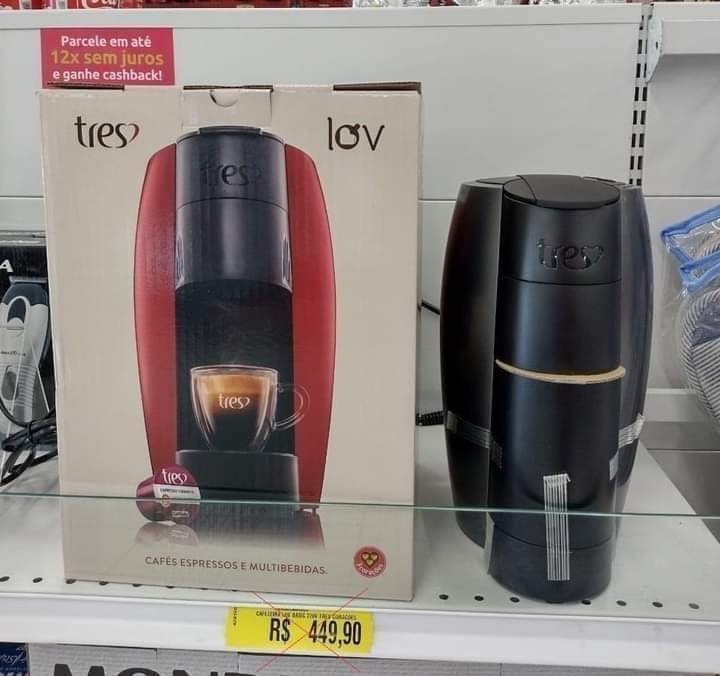 Cafeteira Espresso Três Corações Lov Premium Vermelha - 110v/220v