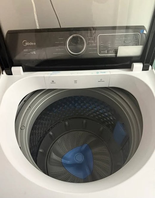 Lavadora De Roupas Midea 12kg Wave Impeller Mav04w120/wkbr0 Branco