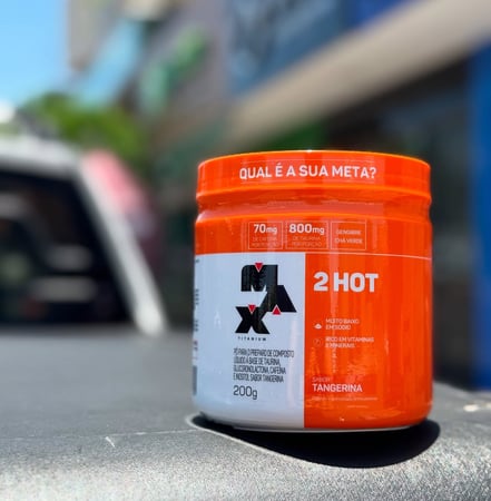 Queimador De Gordura Ultimate 2hot - 200g - Max Titanium Sabor Uva