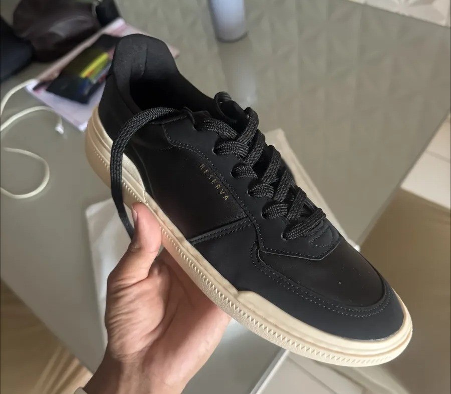 Tênis Reserva Go Horizon Social Casual Elegante Trabalho Preto 38 Br