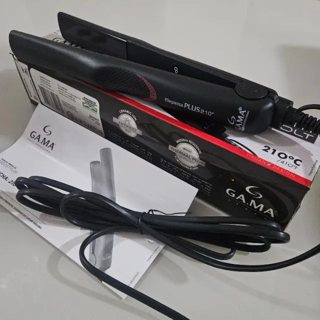Prancha de Cabelo Chapinha GA.MA ITALY PROFESSIONAL Eleganza Plus Ceramic Ion - Bivolt