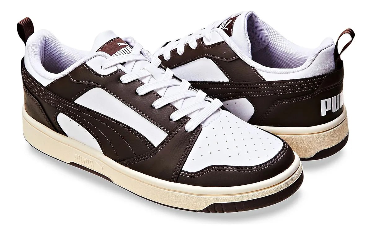 Tênis Casual Masculino Rebound V6 Low Puma