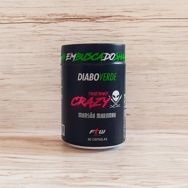 Termogênico Thermo Crazy Pote 60 Cáps Ftw 60 Cápsulas
