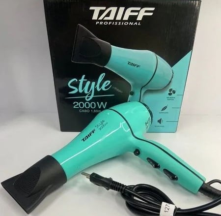 Secador Taiff Style 2000w 127v Azul Tiffany, Taiff, STYLE 331