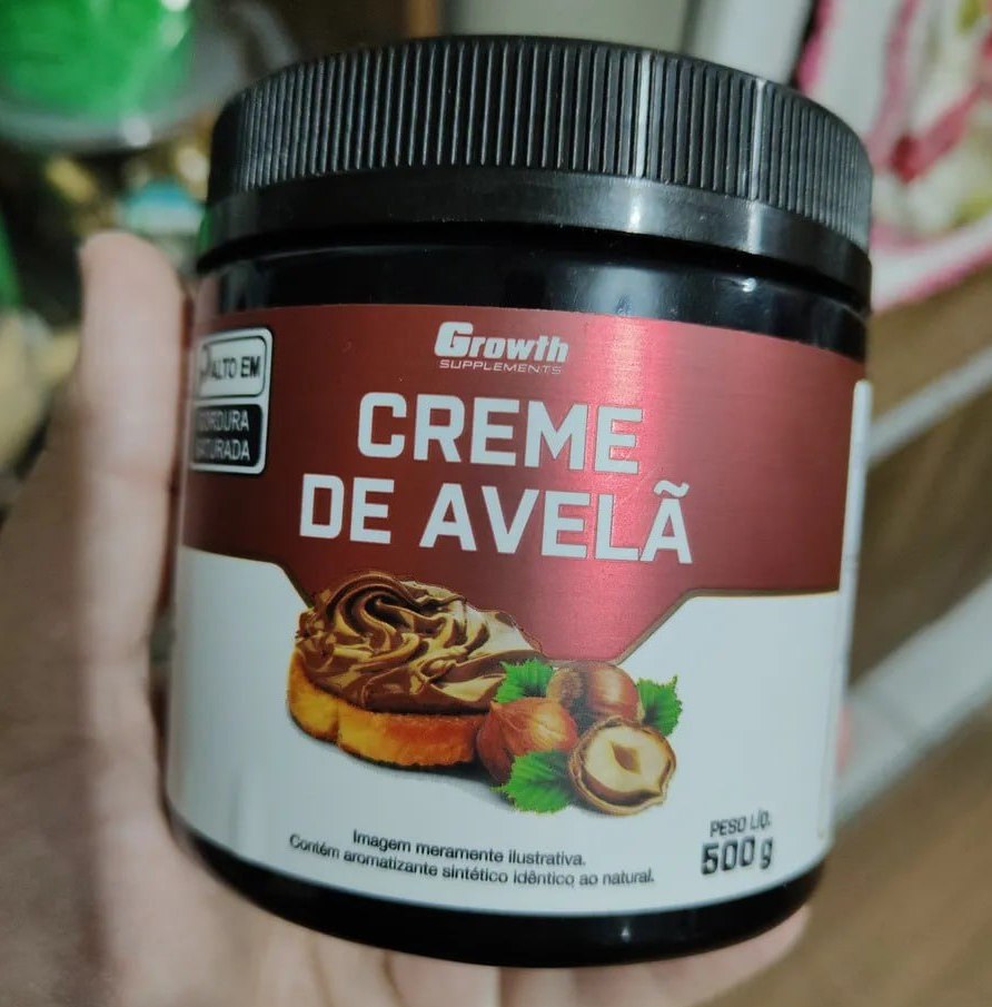 Creme De Avelã Fit (sem Açucar) 500g Growth Supplements