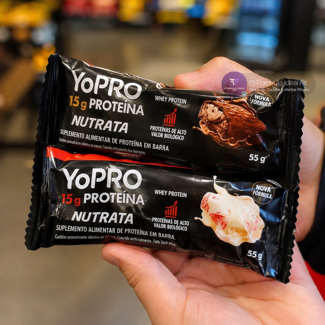 Barra De Proteina Yopro 55g Display 12 unidades Nutrata