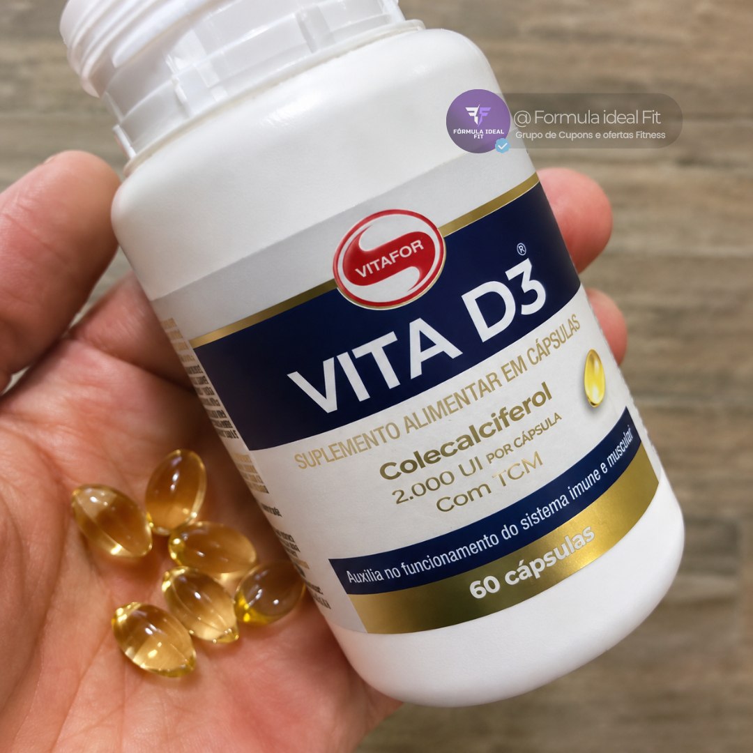 Vitamina D3 60 Cápsulas Vitafor