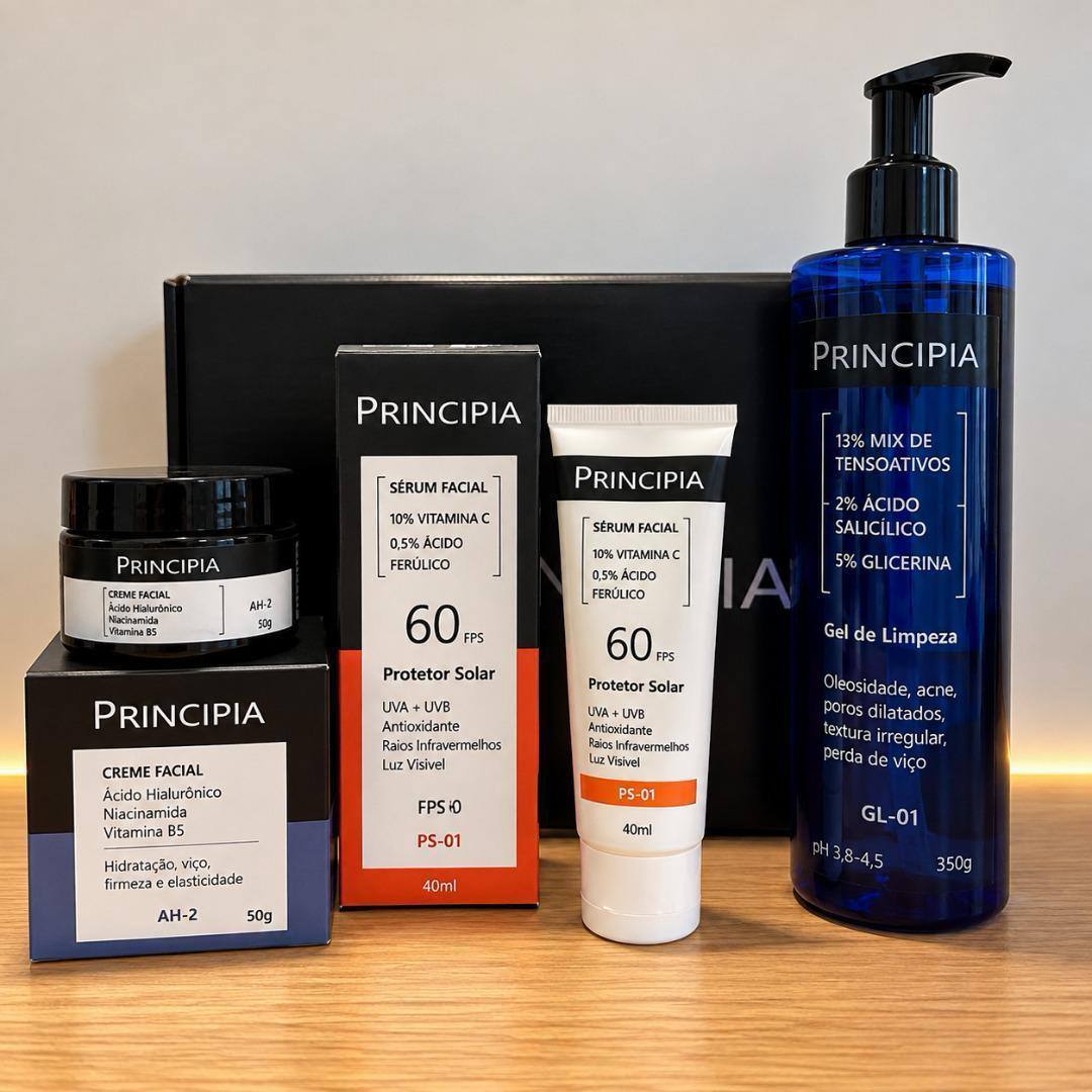 Principia Kit Completo Para Pele Sensível Com Fps 60