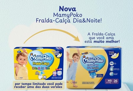 MamyPoko Fralda-Calça Dia&Noite Xg 42 Unidades