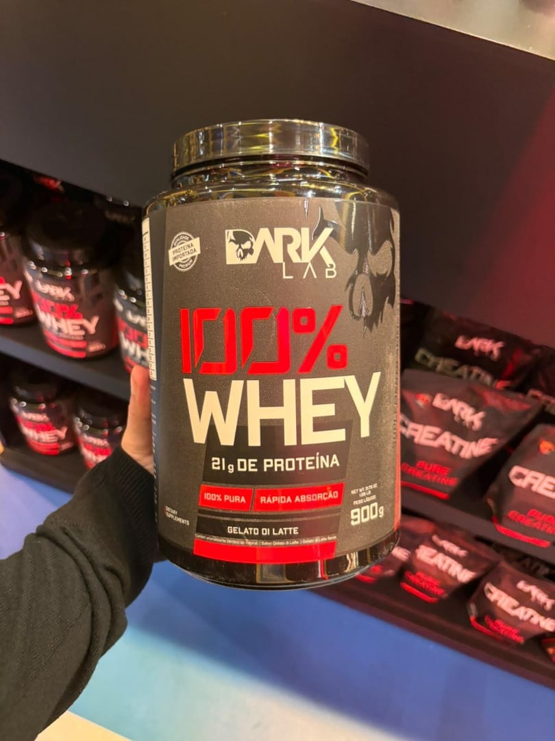100% Whey Protein 900g Sabores - Banoffee Dark Lab