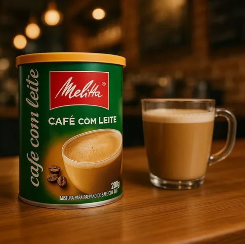 CAFÉ COM LEITE MELITTA - 200g