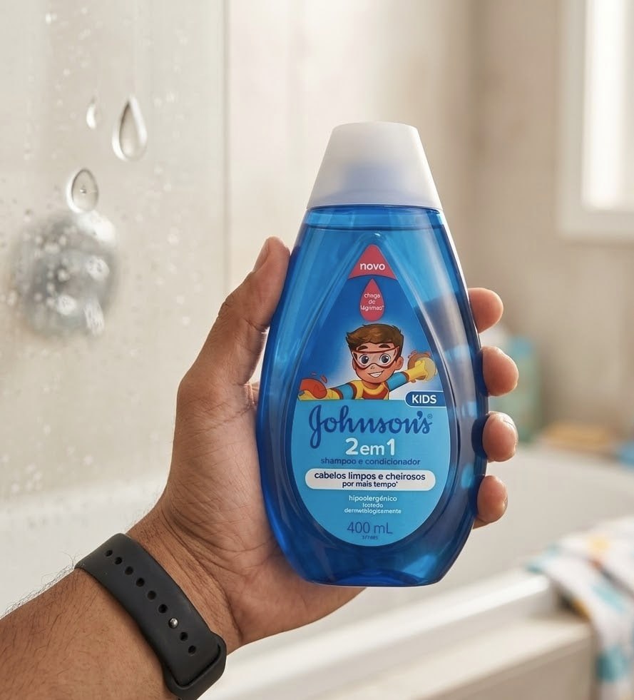 Johnson's Shampoo e Condicionador Infantil 2 em 1, 400ml