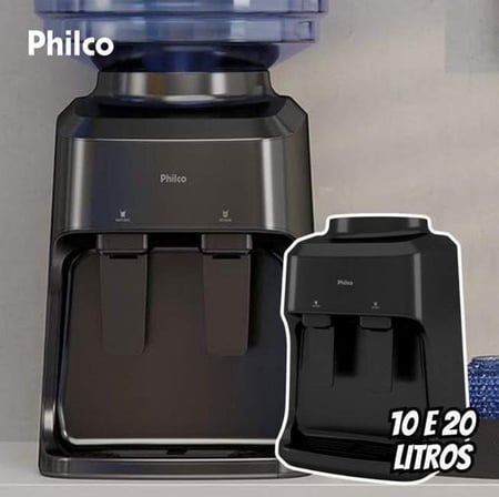 Bebedouro Philco Bivolt 10L e 20L Duas temperaturas PBE14