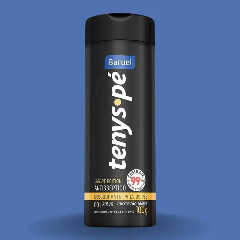 Tenys Pé Baruel Sport Edition Pó 100g - Desodorante em pó para os pés