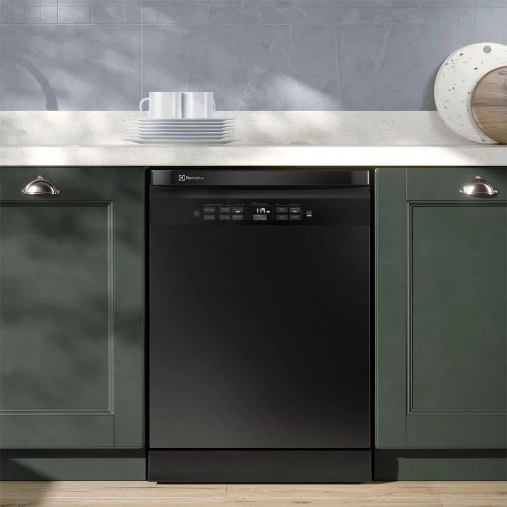 Lava-Louças Electrolux 14 Serviços Preta Experience com Função Higienizar Compras (LL14P)