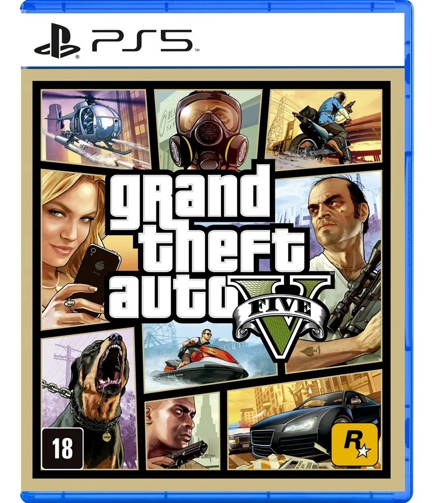 Jogo Grand Theft Auto V GTA 5 para PlayStation 5