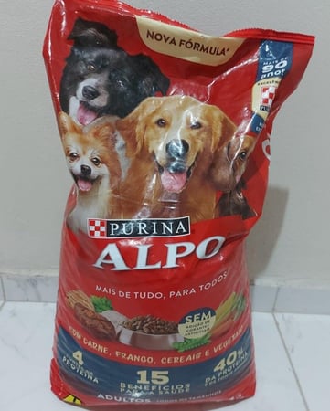 Ração Alpo Para Cães Adultos Sabor Carne Grelhada c/ Vegetais - 18Kg