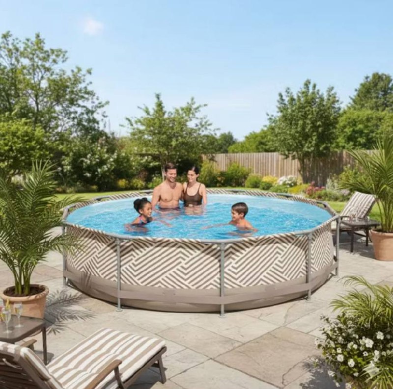 Piscina Redonda Estrutural PVC 7200 Litros - Mor