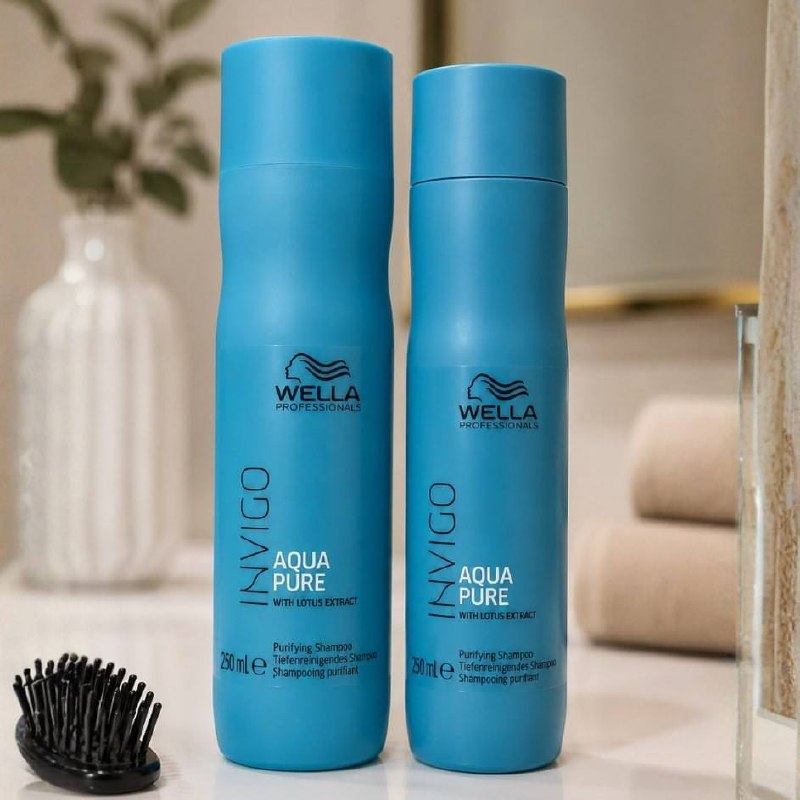 Kit Wella Professionals Invigo Balance Aqua Pure - Shampoo Antirresiduos 250ml (2 Unidades...