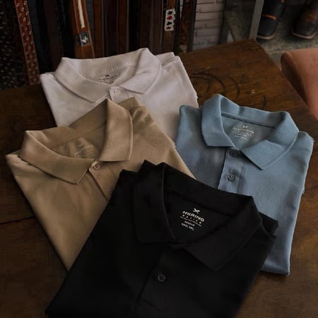 Kit Com 2 Camisas Polo Básicas Masculinas Hering