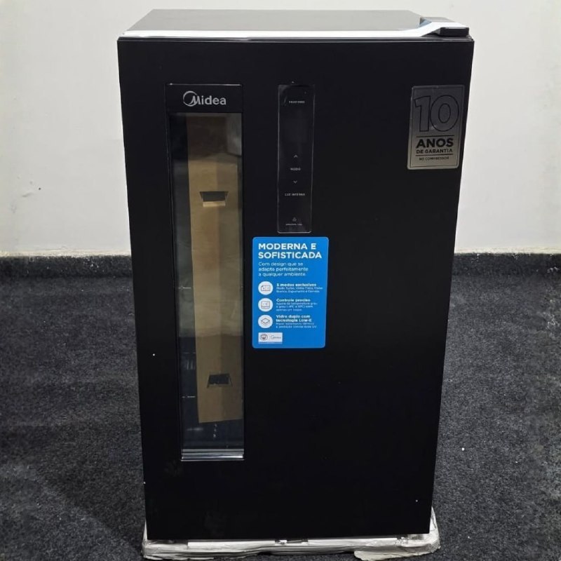 Cervejeira Preta Frost Free 82 Litros Midea Cor Preto