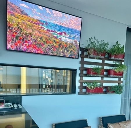 Samsung Smart TV 50" QLED 4K The Frame 50LS03D, Tela Matte antirreflexo, Molduras customiz...