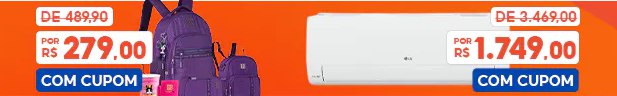 *SUPER OFERTA* AR CONDICIONADO LG OU KIT MOCHILA