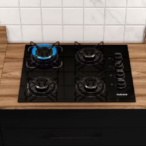 Fogão Cooktop Essencial 4 Bocas Itatiaia