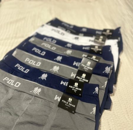 Kit 10 Cuecas Boxer Polo Wear Masculina Sem Costura