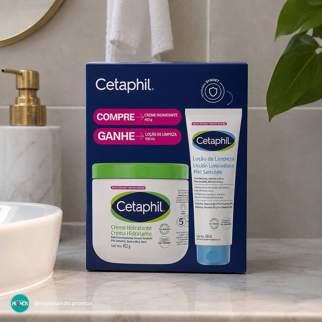 Kit Loção De Limpeza 100ml E Creme Hidratante 453g Cetaphil