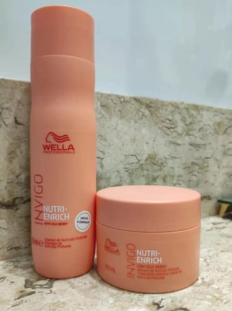 Kit Wella Pro Invigo Enrich Sh 250 Ml + Masc 150 Ml