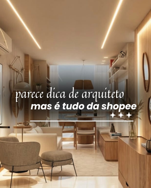 Parece dica de arquiteto