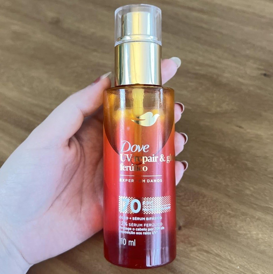 Dove Óleo e Sérum Bifásico UV Repair & Glow + Ferúlico 110ml
