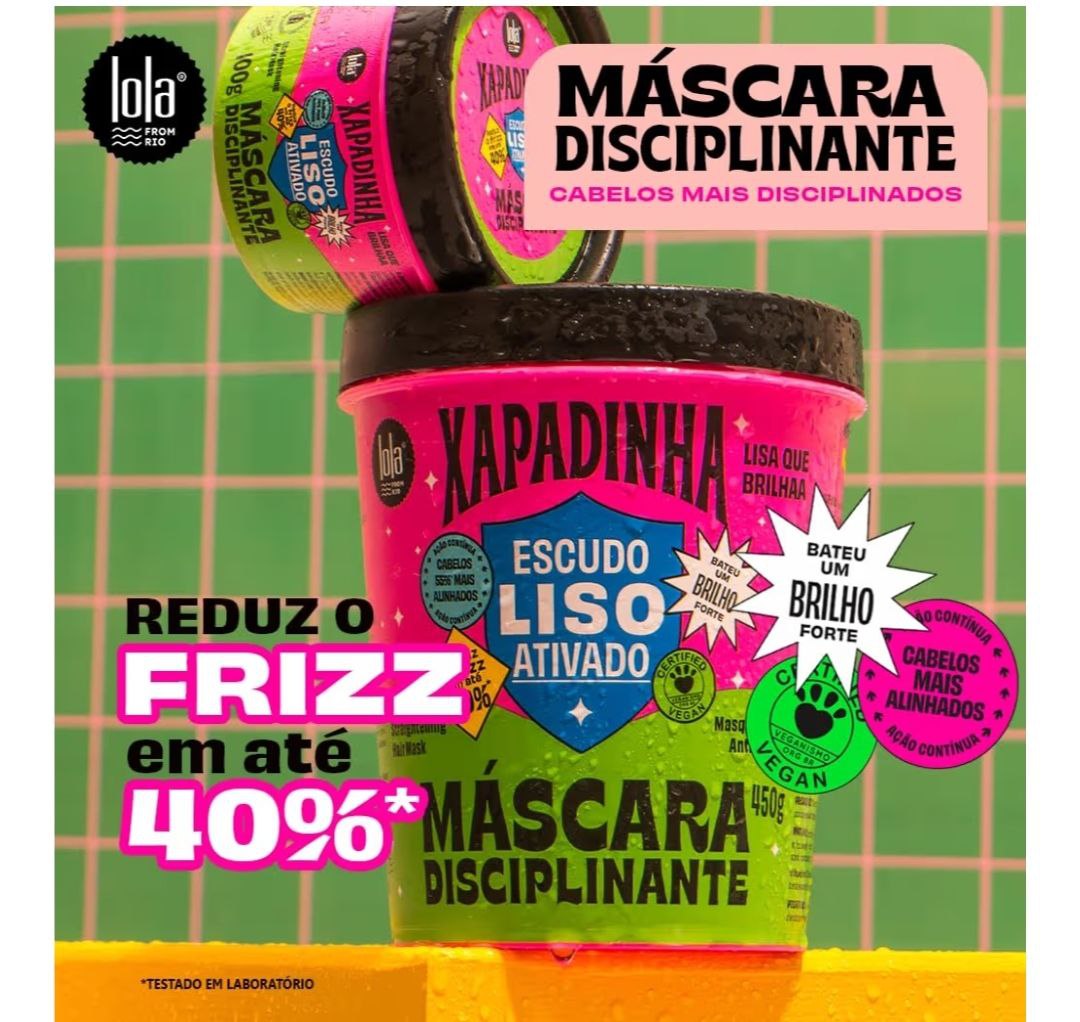 Xapadinha Máscara Disciplinante 450g , Lola Cosmetics