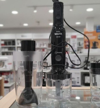 Mixer Philips Walita Pro Mix 2 em 1 Preto 250W Daily 2 Velocidades - 220v
