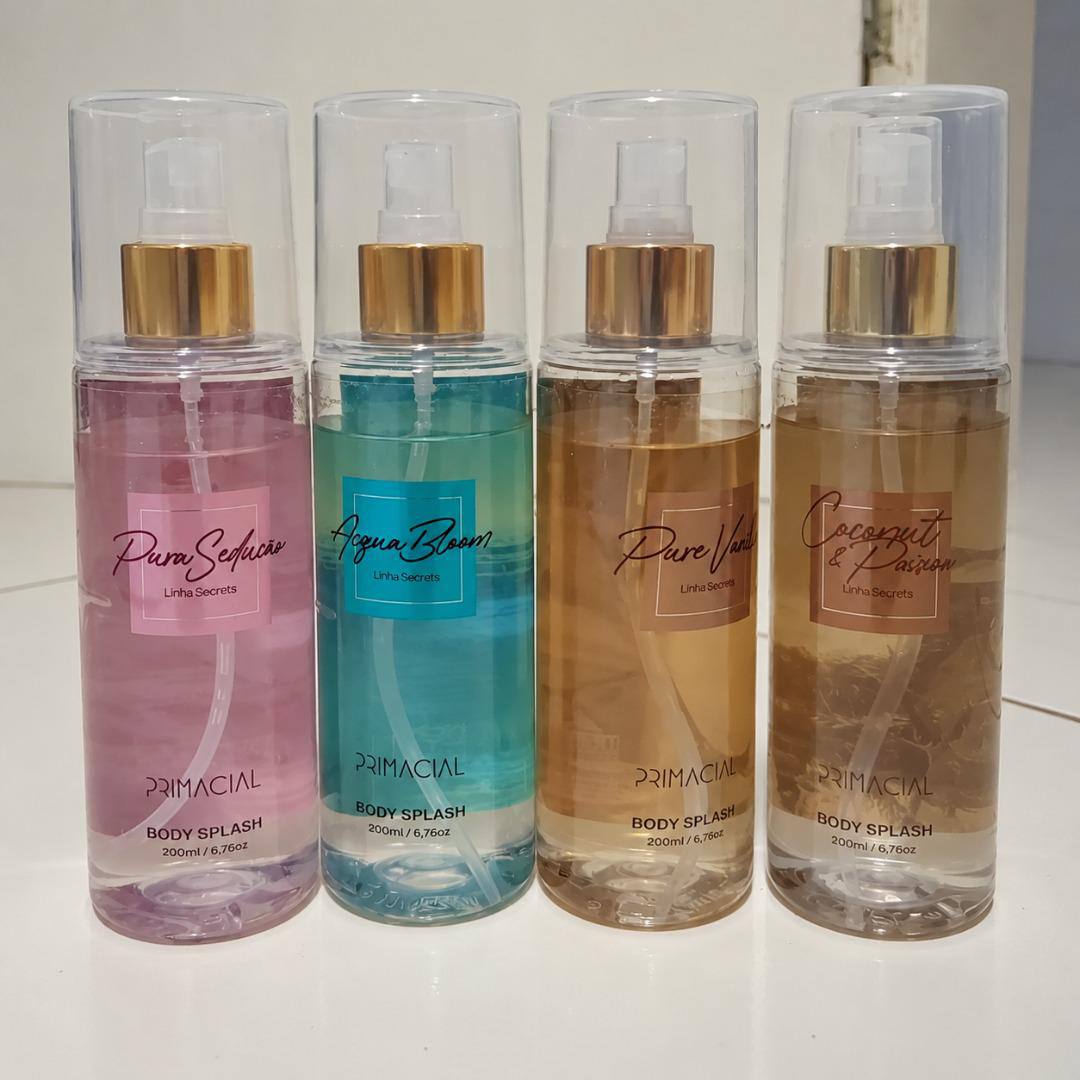 Body Splash Feminino Linha Secrets By Primacial