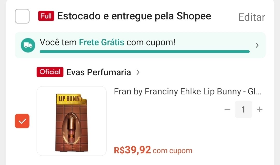 Fran by Franciny Ehlke Lip Bunny - Gloss Labial 5g