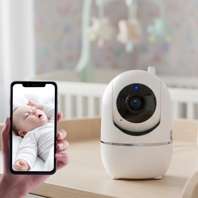 Babá Eletrônica Câmera Wi-Fi de Segurança IP Full HD 1080p – Visão Noturna, Áudio Bidireci...