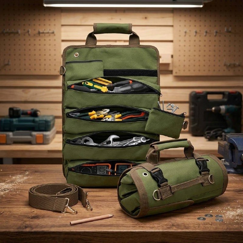 Bolsa Saco De Armazenamento De Organizador De Ferramenta Verde Oliva