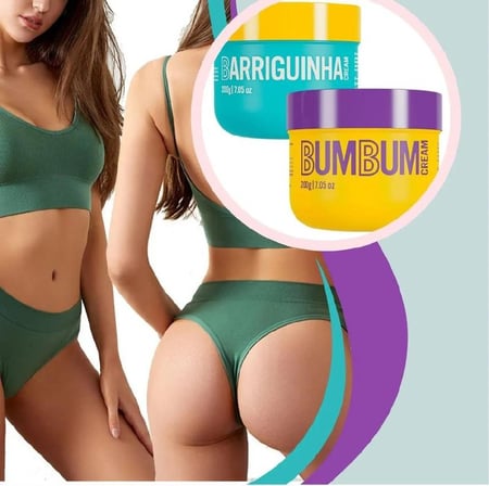 Kit Bumbum Hidratante Corporal + Creme Barriguinha Atacado