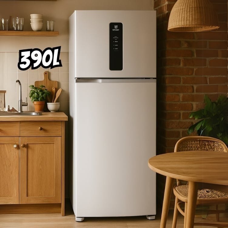 Geladeira Electrolux Frost Free Duplex Efficient com AutoSense Branca 390L (IF43) 220V